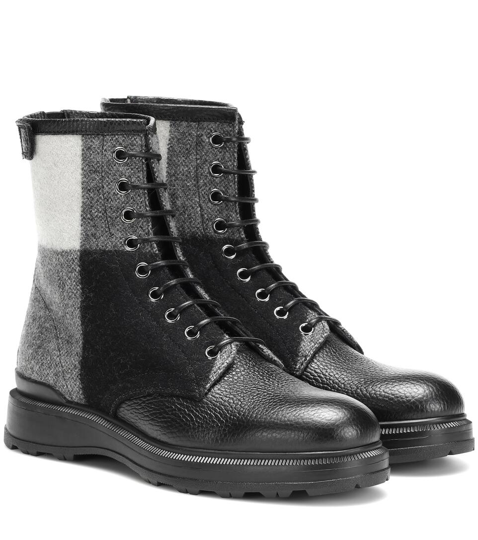 Aus Leder Und WoolrichAnkle Canvas nrnbsp;p00409198 Boots Art EDI9YeWH2b