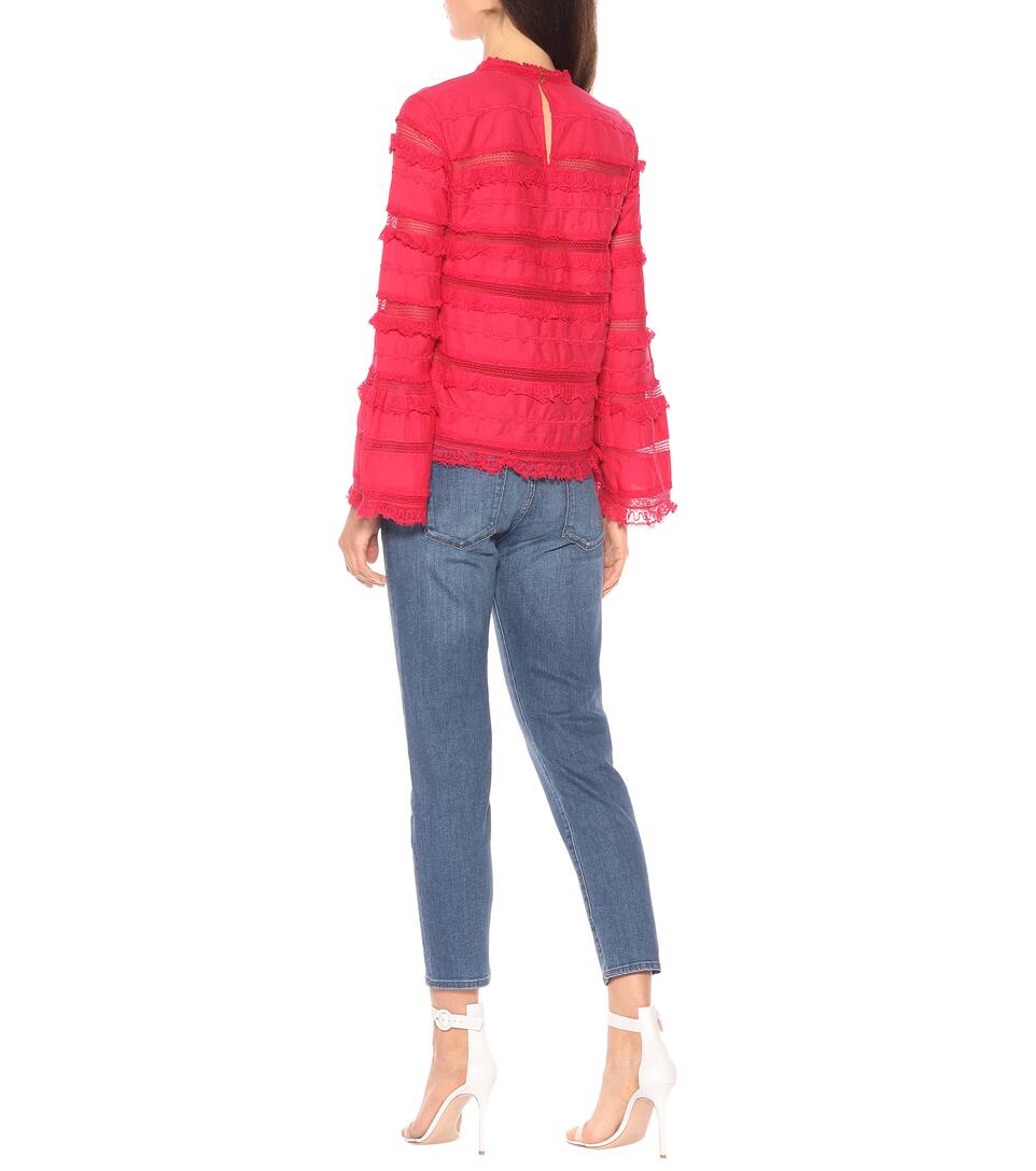 Mélangé JohnsonBlouse Artnbsp;p00350238 N° Grace Et Coton Dentelle En Ulla 7yfgYb6
