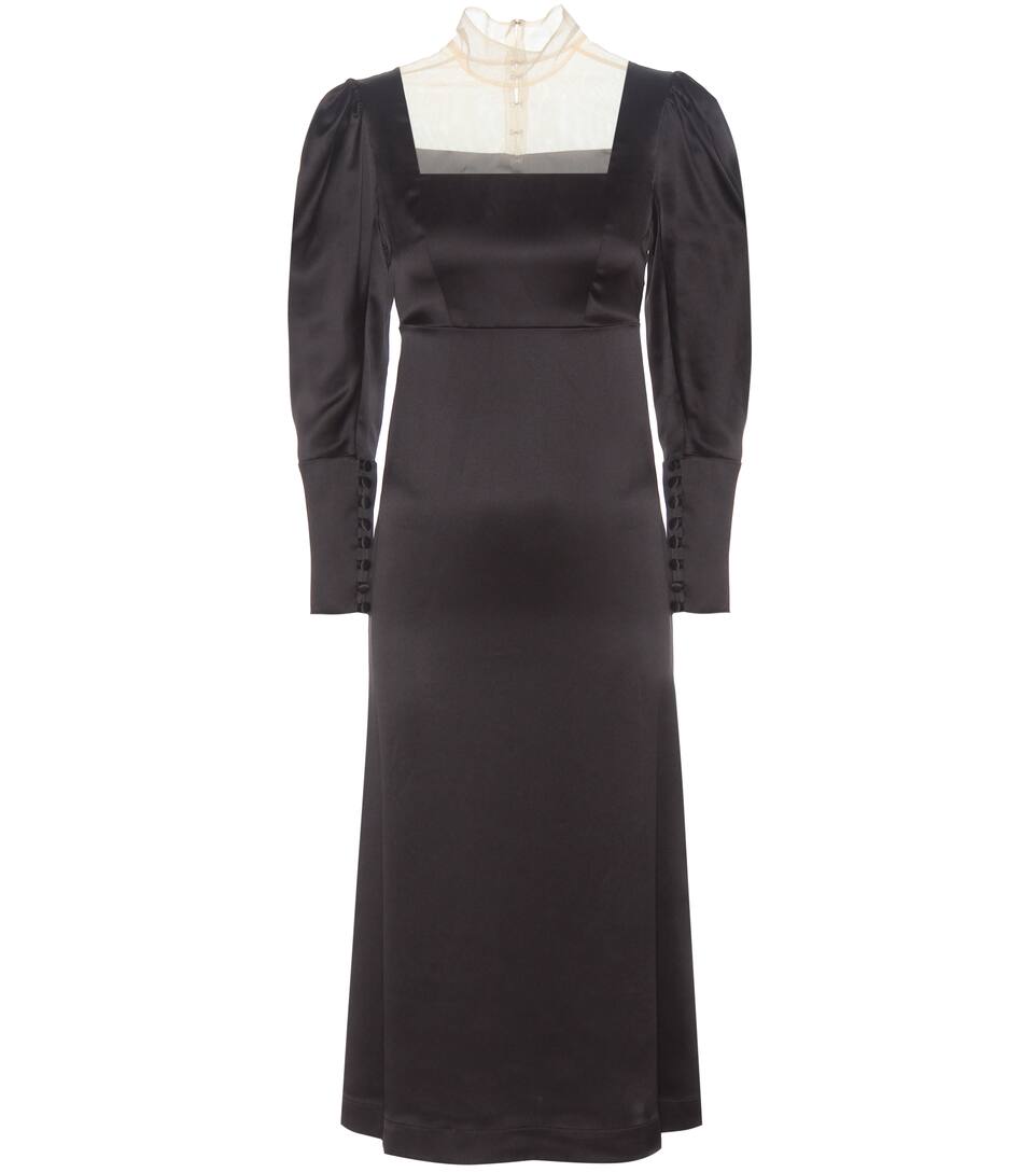 Simone Rocha Kleid aus Seidensatin