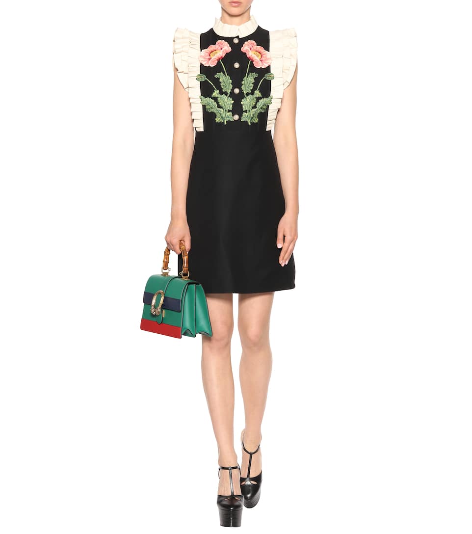 GUCCI DIONYSUS BAMBOO MEDIUM LEATHER SHOULDER BAG