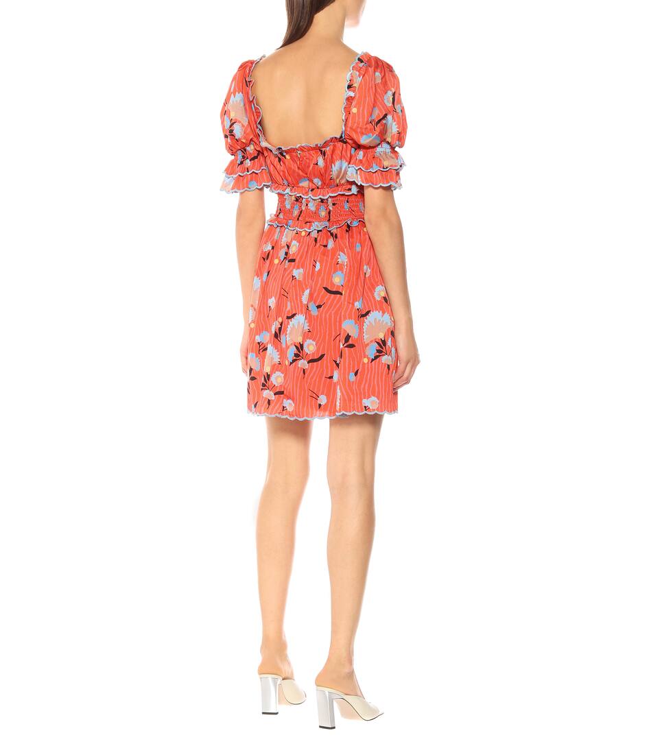 À SmocksSelf Robe portrait Artnbsp;p00393843 En Crêpe Imprimée N° uT1cKlJ3F