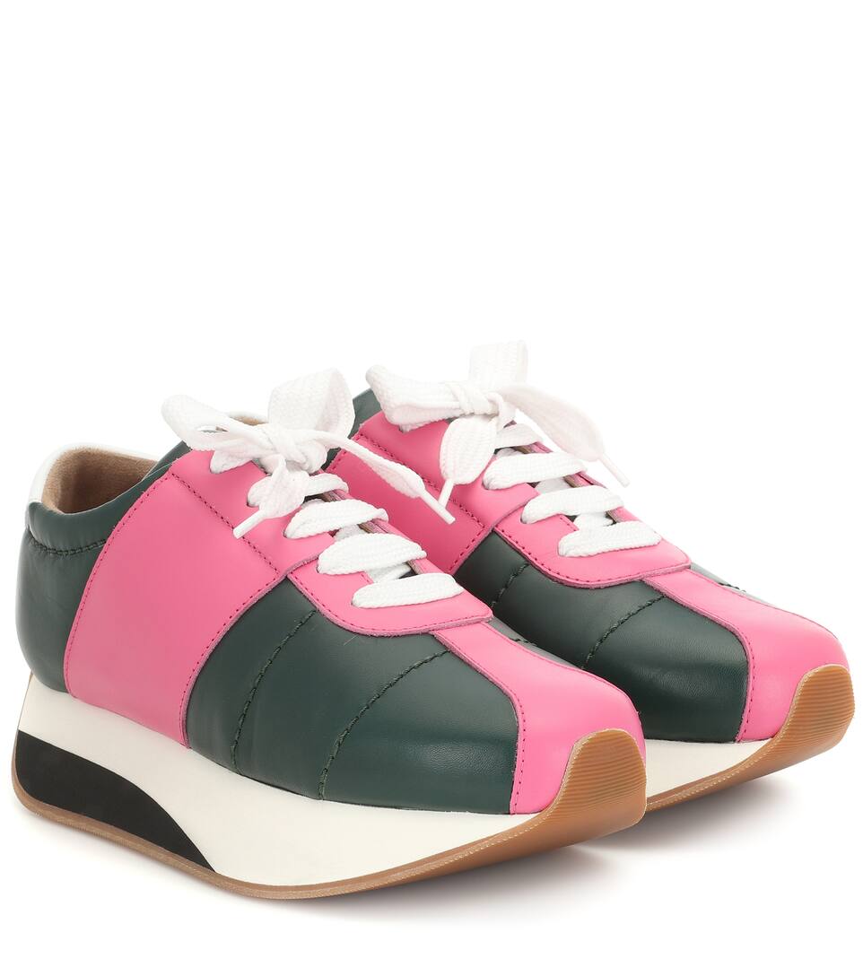 Artnbsp;p00393435 Baskets Foot À MarniN° Plateforme Cuir Big En vnO0mNw8
