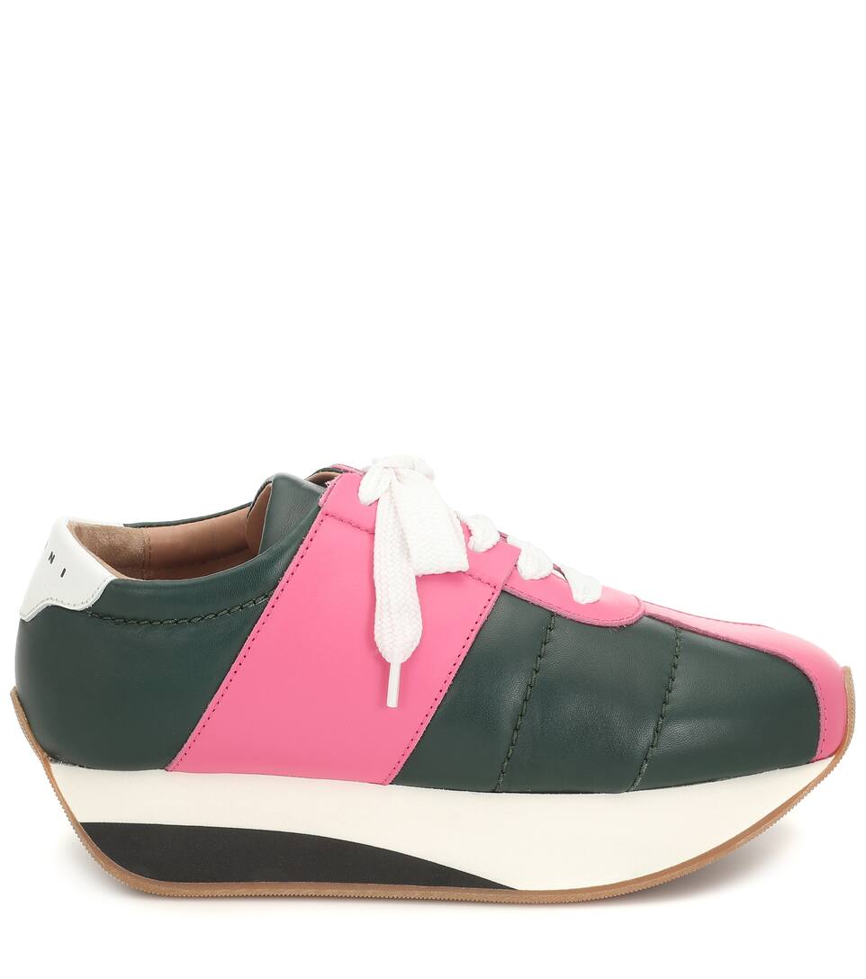 Artnbsp;p00393435 Baskets Foot À MarniN° Plateforme Cuir Big En vnO0mNw8