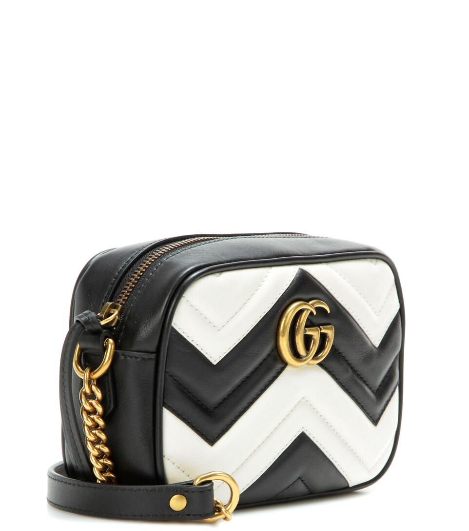 gg marmont small matelasse leather crossbody camera bag