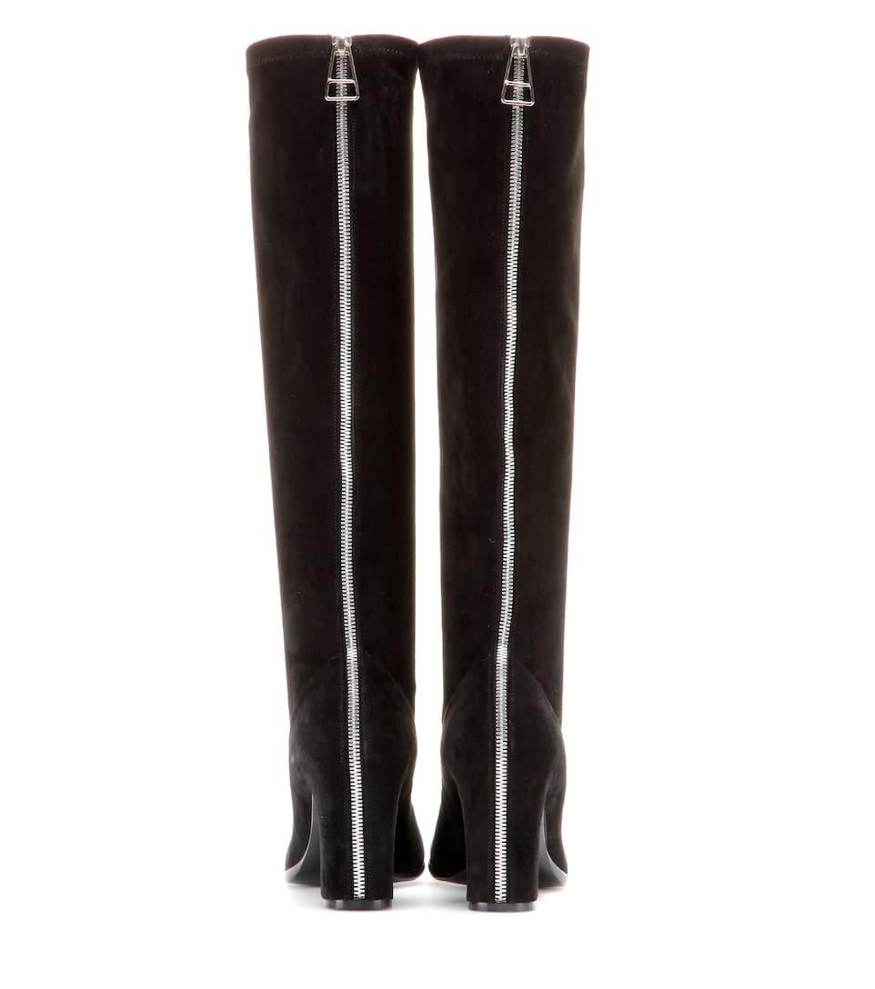 balenciaga suede boots