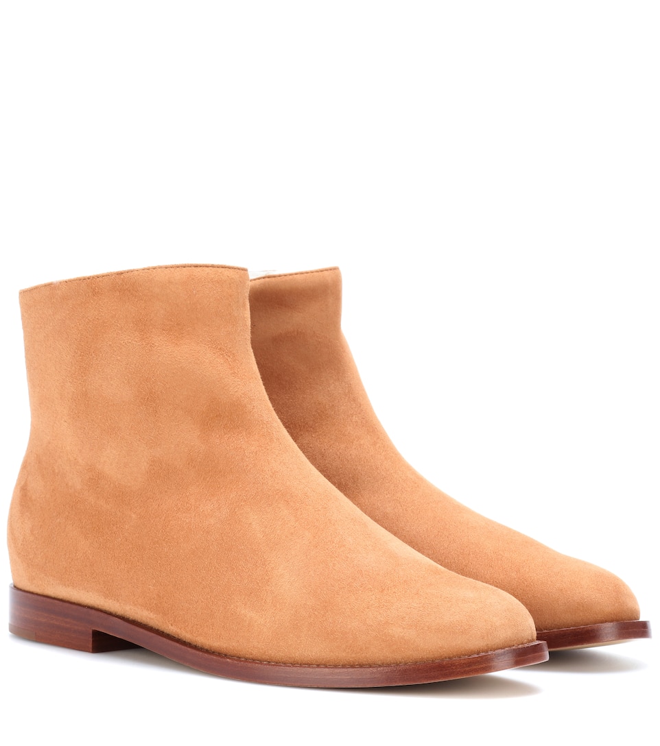 VelourslederMansur nrnbsp;p00284327 Art Aus Gavriel Ankle Boots Mytheresa 0NwPO8kXn
