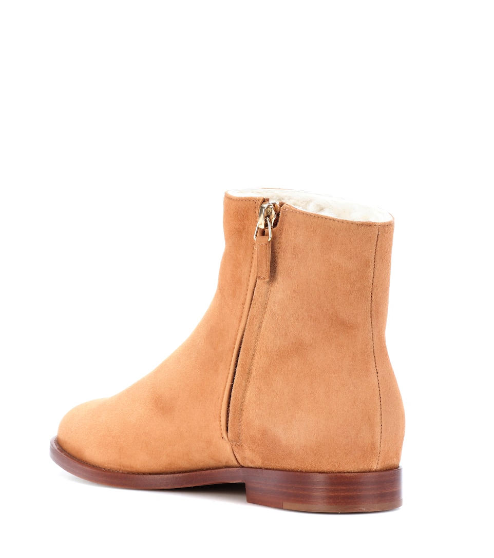 VelourslederMansur nrnbsp;p00284327 Art Aus Gavriel Ankle Boots Mytheresa 0NwPO8kXn