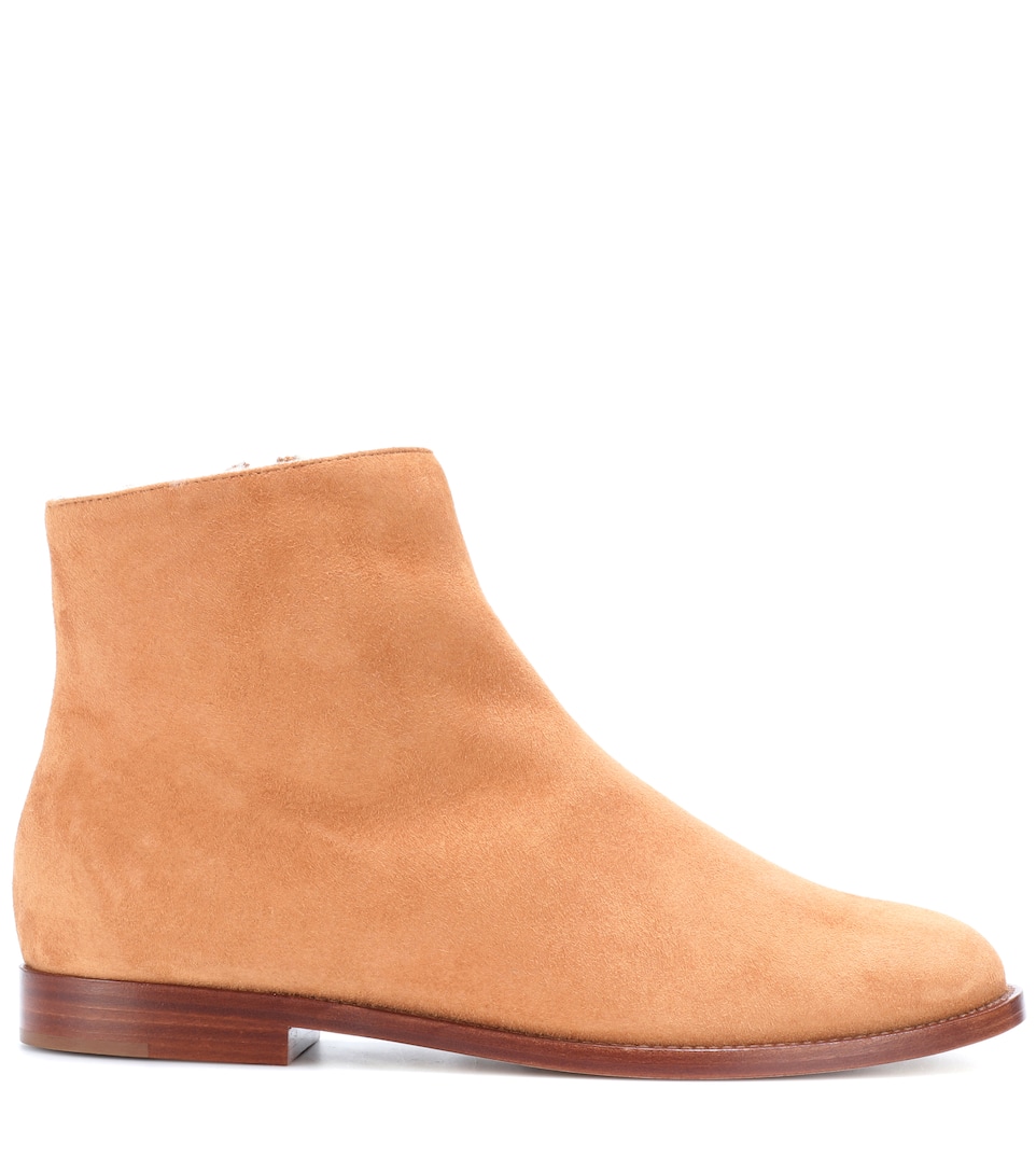 VelourslederMansur nrnbsp;p00284327 Art Aus Gavriel Ankle Boots Mytheresa 0NwPO8kXn