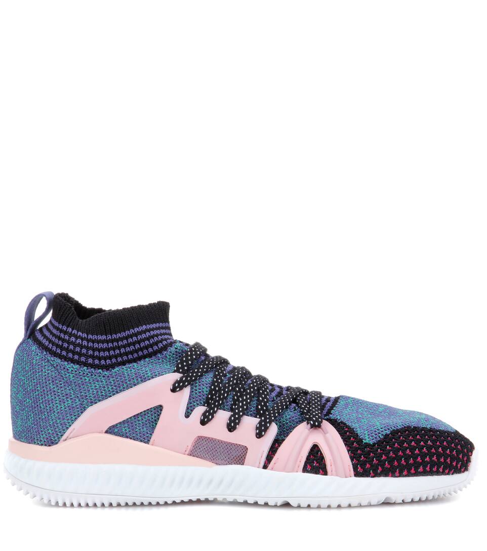 ADIDAS BY STELLA MCCARTNEY Crazymove Bounce Trainer, White/Black/Plum