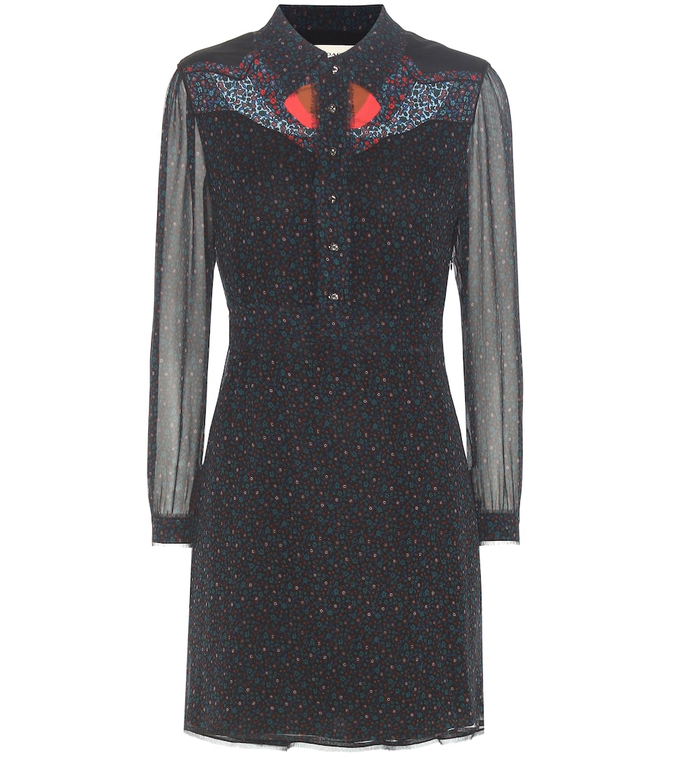 Coach Bedrucktes Kleid aus Seide