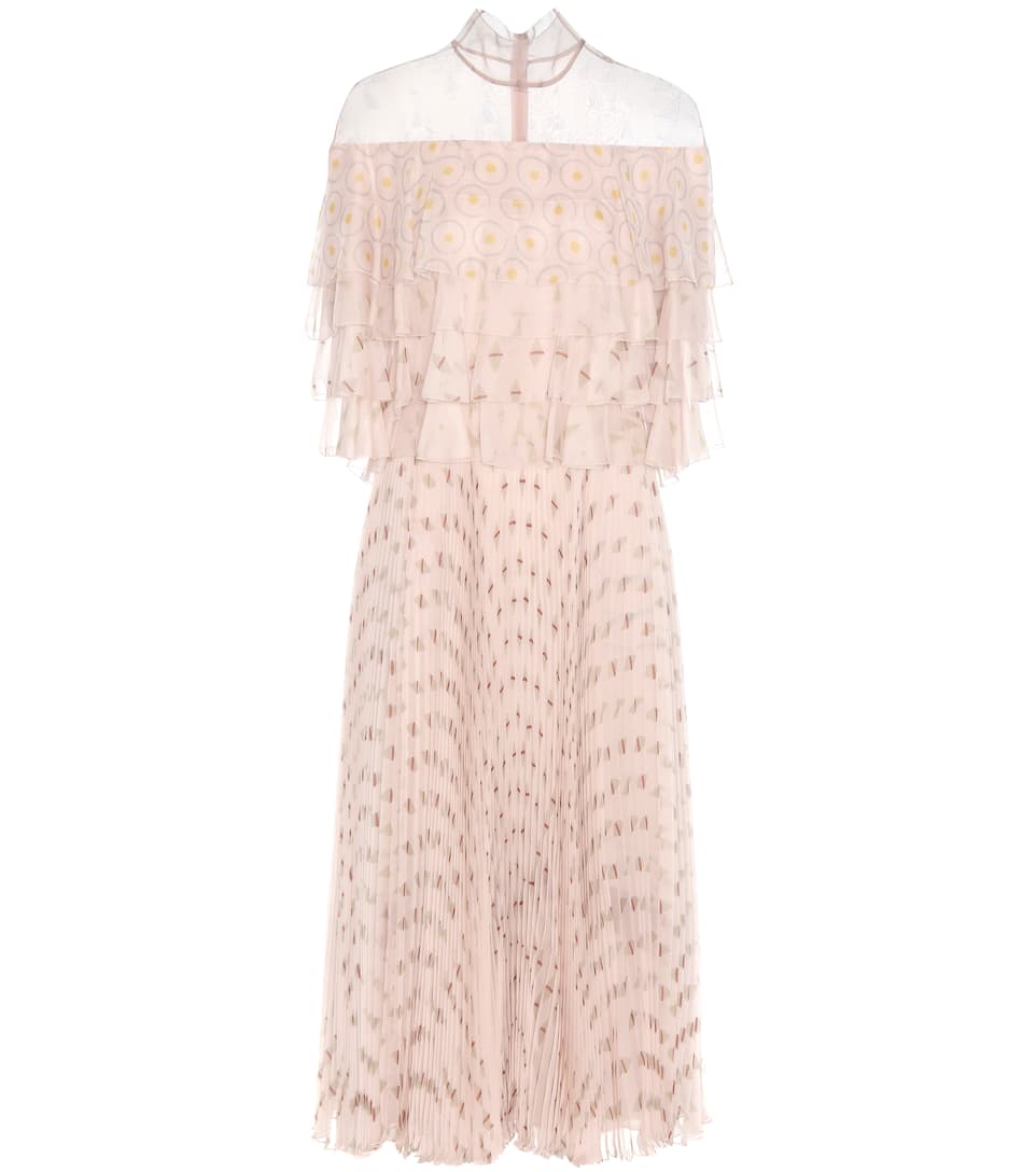 Valentino Seidenkleid mit Print