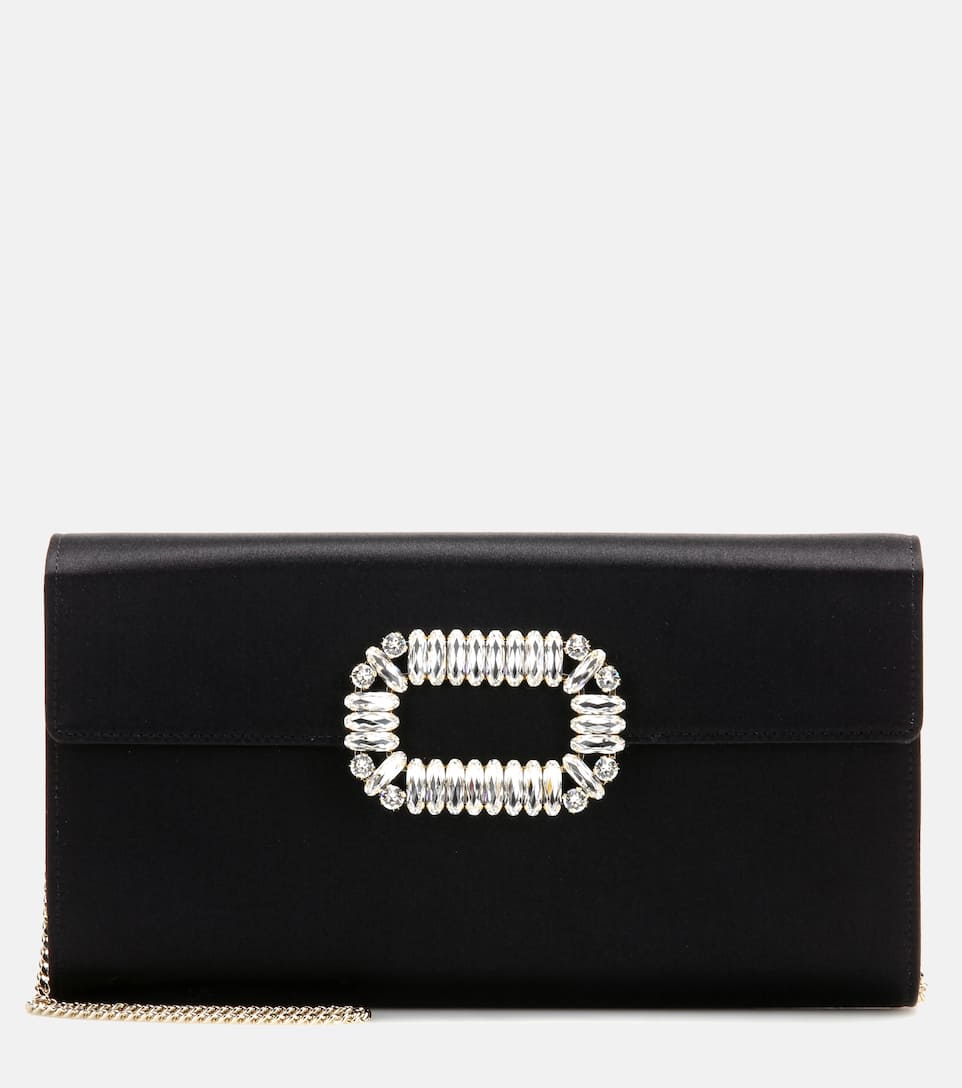 Satin Vivier Envelope com Shoulder Artnbsp;p00206030 N° Evening Mytheresa BagRoger TlJuK3F1c