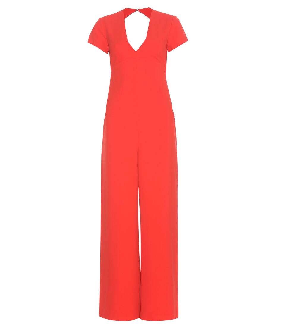 T by Alexander Wang Jumpsuit aus Crêpe mit offener Rückenpartie