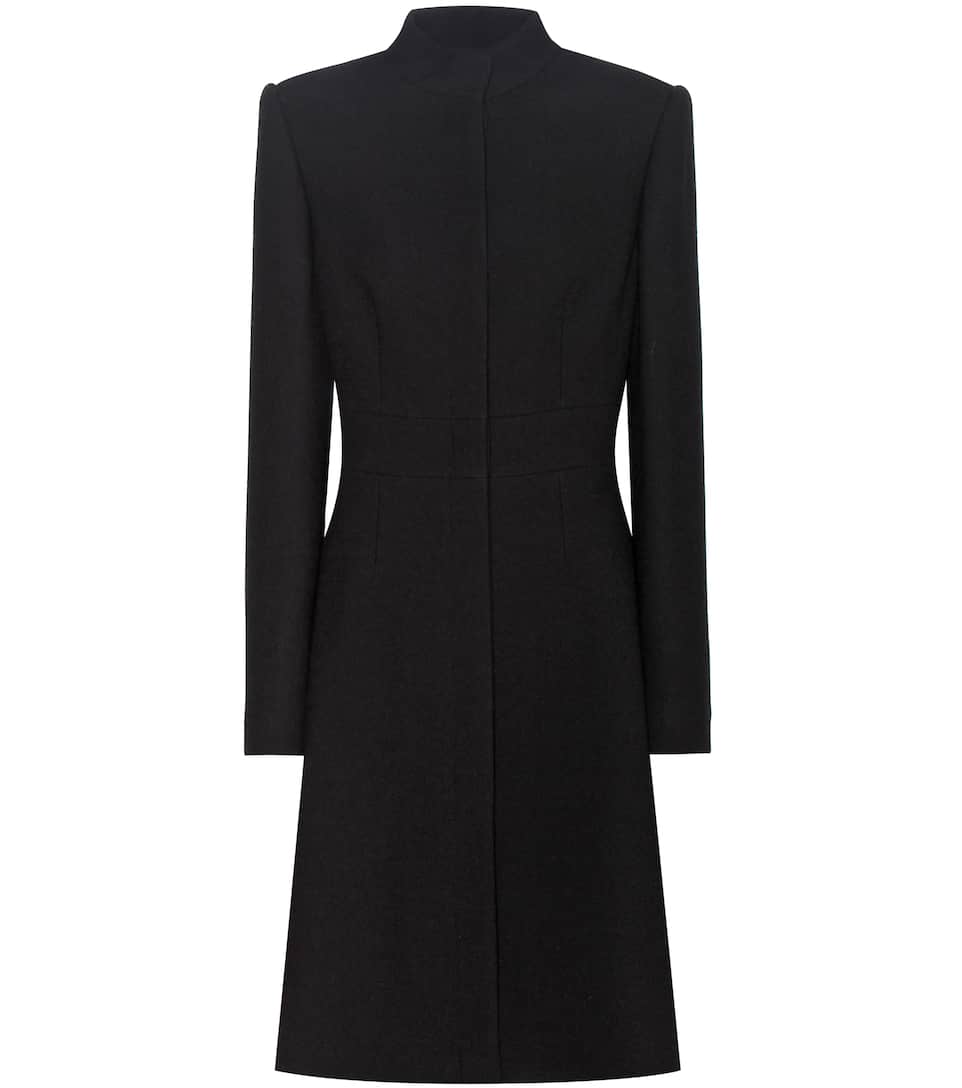 Alexander McQueen Mantel aus einem Schurwollgemisch