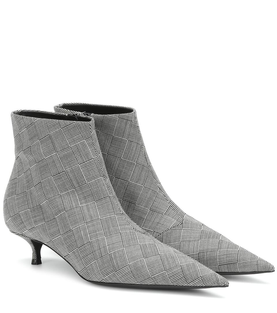 nrnbsp;p00398198 Karierte Knife BalenciagaArt Boots Ankle yfIYvbg76