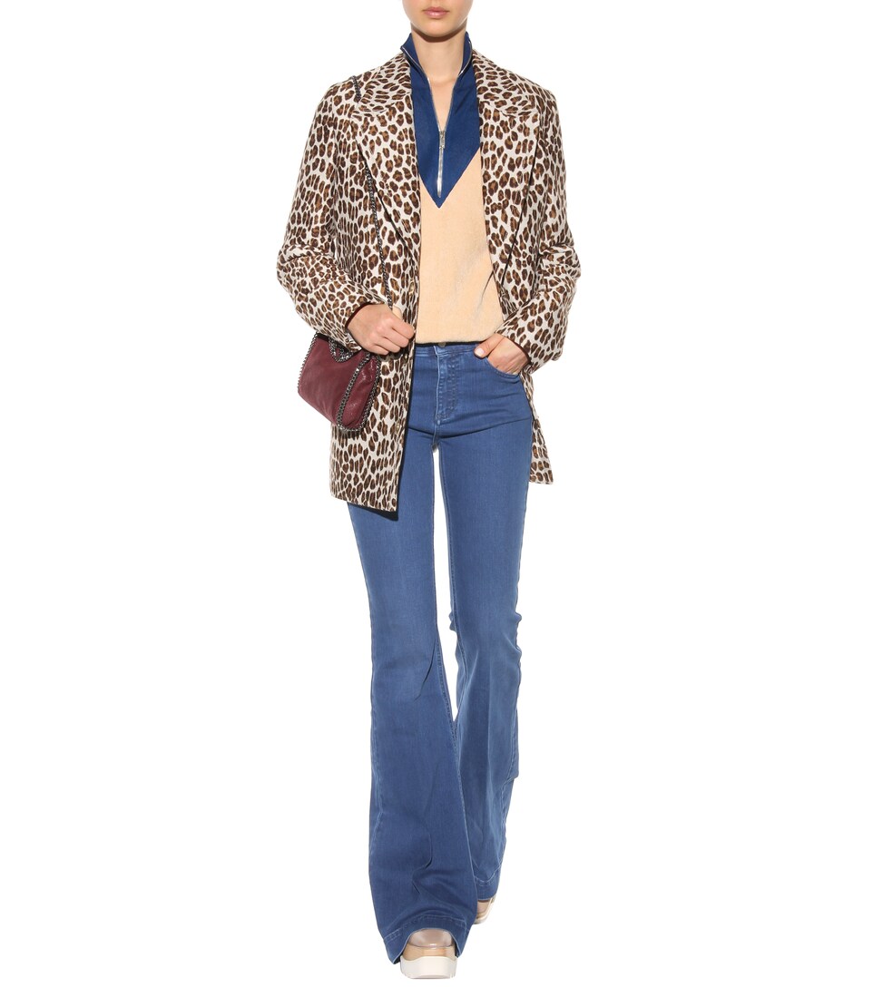STELLA MCCARTNEY Flared Jeans in Deep Llue | ModeSens