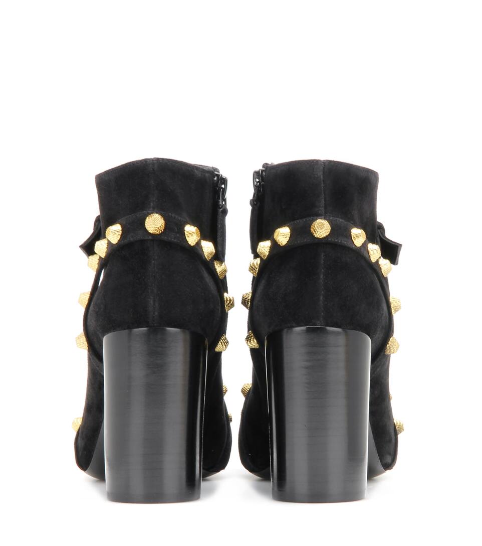 balenciaga suede boots