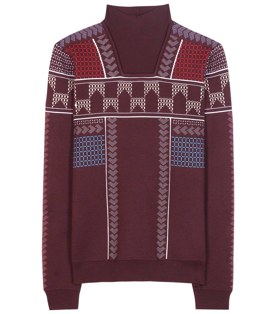 Peter Pilotto Jacquard-Pullover aus einem Wollgemisch