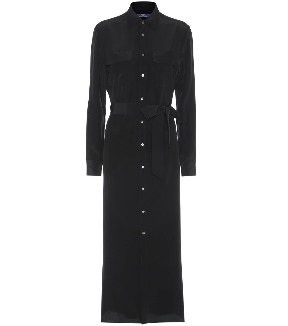 Polo Ralph Lauren Hemdblusenkleid aus Seide