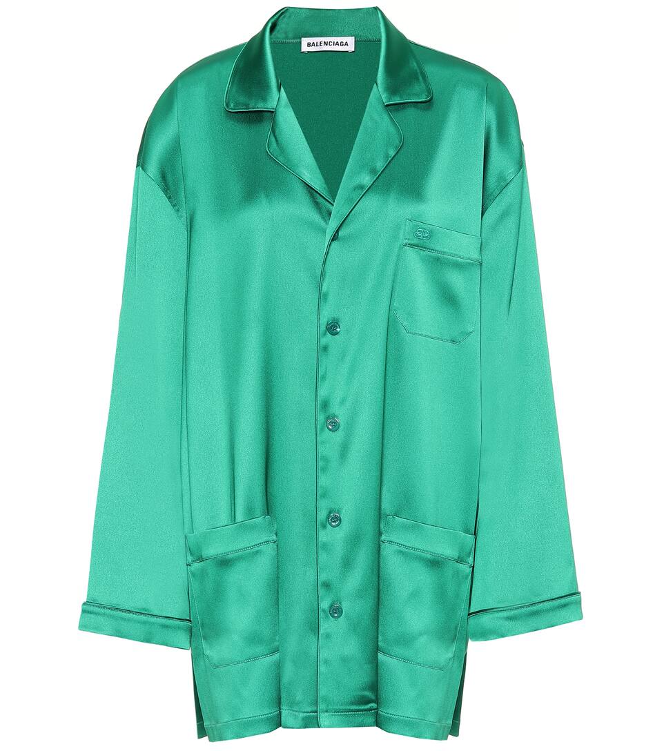En Artnbsp;p00402884 BalenciagaHaut Satin Pyjama De N° Yf6gby7