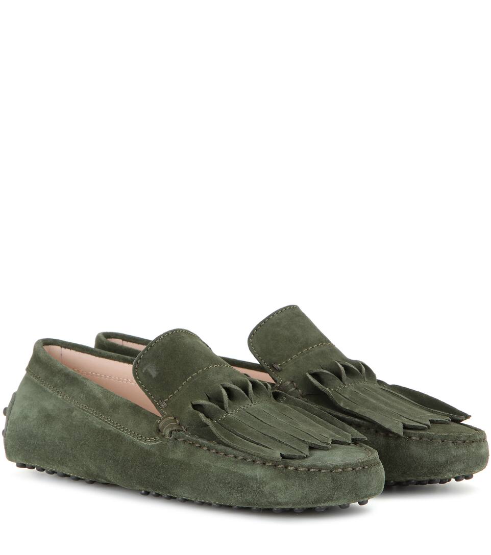 womens designer loafers mytheresa gommini frangia origami suede loafers womens designer loafers mytheresa gommini frangia origami suede loafers