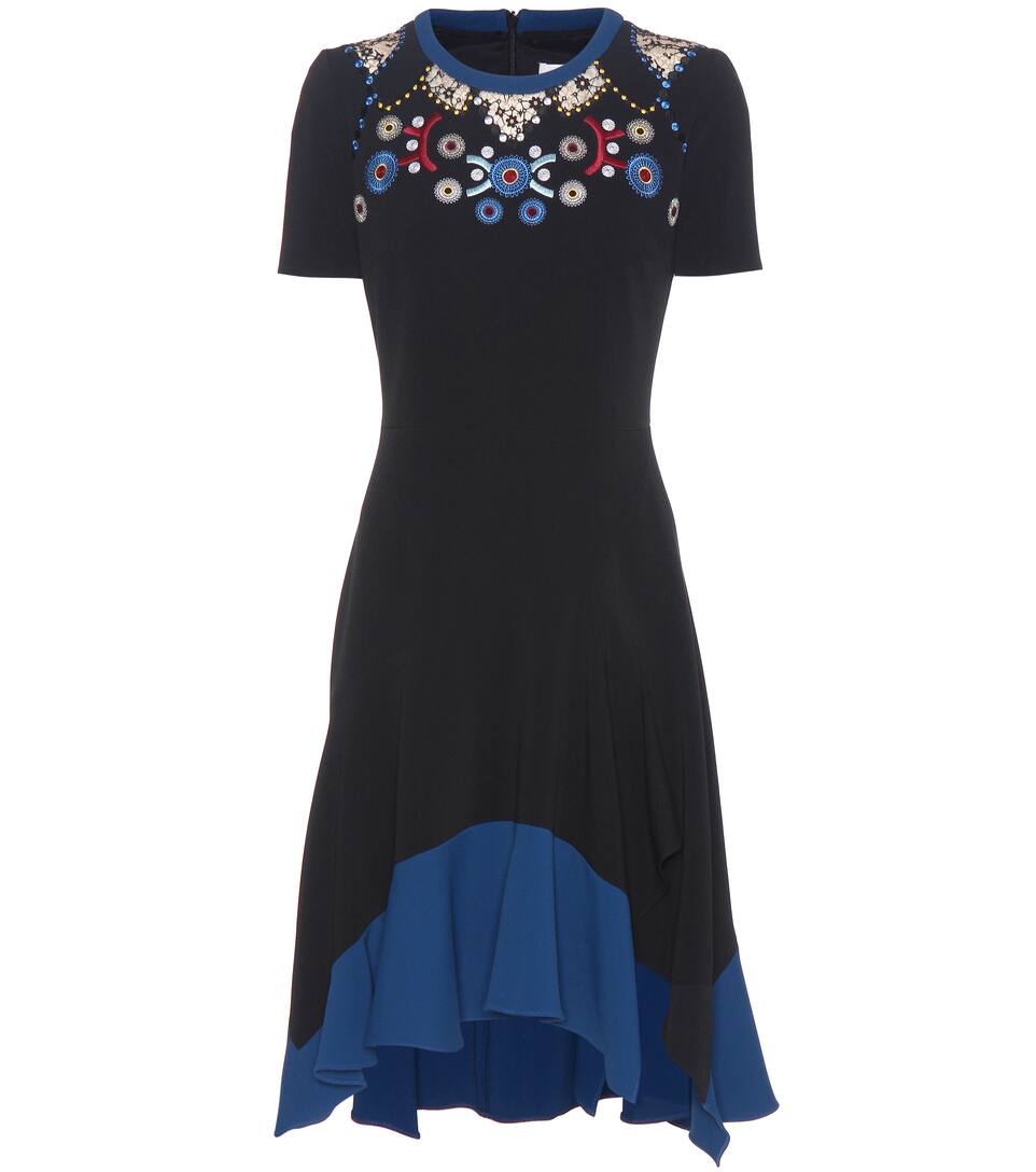 Peter Pilotto Besticktes Cady-Kleid