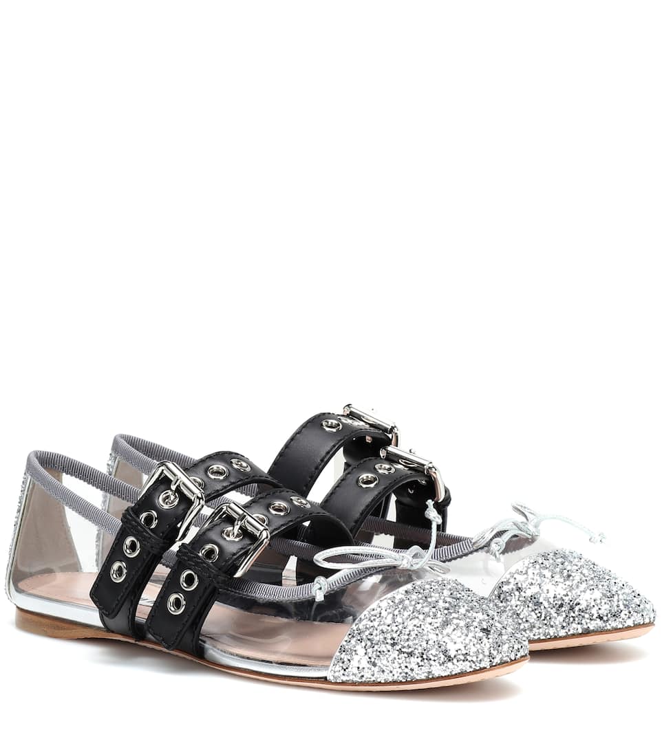 En À Et Cuir Paillettes Artnbsp;p00356210 MiuBallerines N° UVGSzMpq