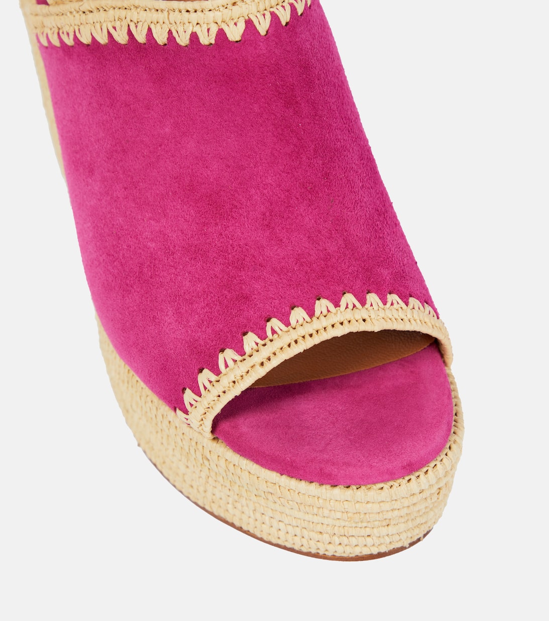 looking for sales agent Robert Clergerie Damya Suede Wedge Sandals