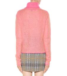 vasya mohair turtleneck blend sweater face acne studios mytheresa