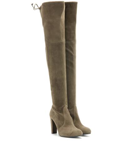 Mytheresa.com Exklusiv Overknee-stiefel Highland Aus Veloursleder