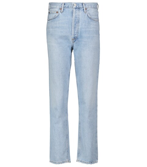 Agolde - Fen high-rise straight jeans 
