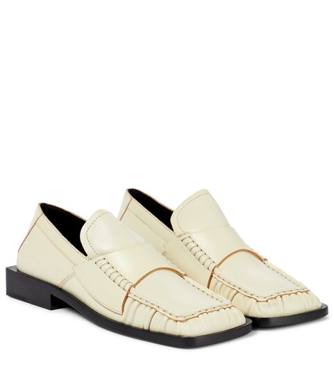 Acne Studios - Leather loafers | Mytheresa