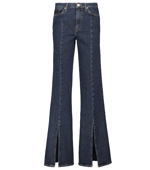 High-rise wide-leg jeans 
