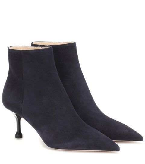 prada suede ankle boots