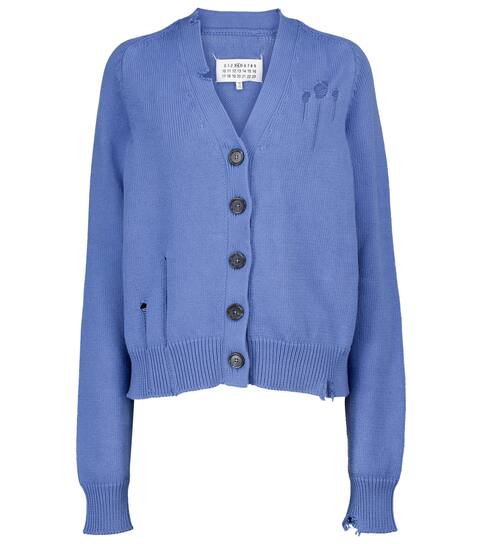 Maison margiela distressed cardigan clearance