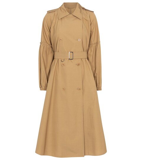 Empoli pleated trench coat