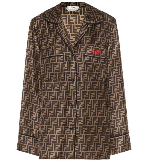 fendi silk shirt