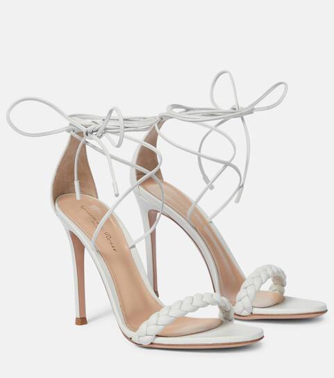 Leomi 105 braided leather sandals Leomi 105 braided leather sandals