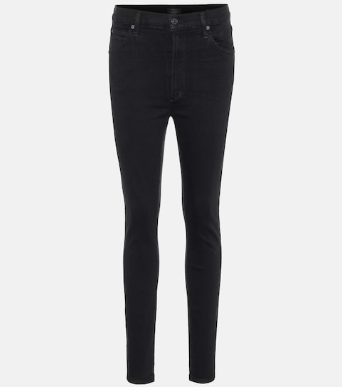 Chrissy high-rise skinny jeans 