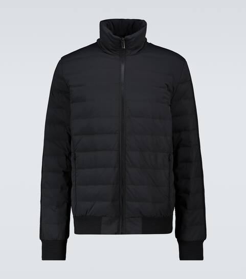 Holiday zipped padded jacket