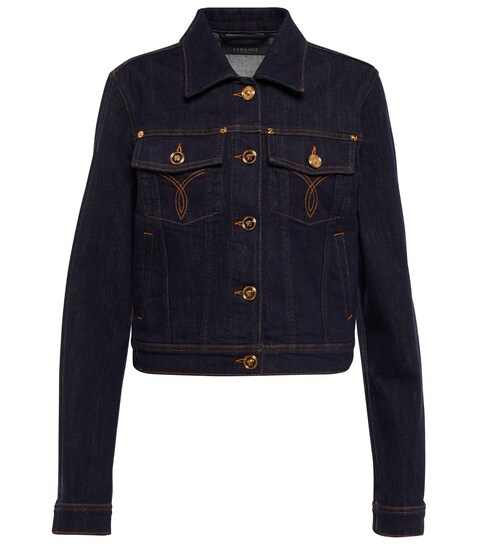 Versace - Medusa denim jacket | Mytheresa