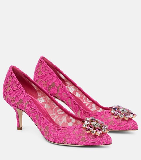 Dolce\u0026Gabbana - Salones Bellucci 60 de encaje | Mytheresa
