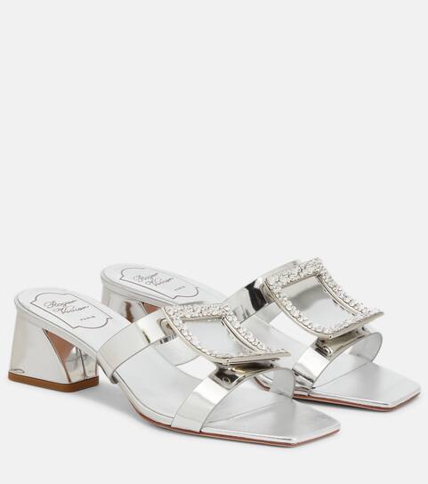 Bikiviv’ 45 metallic leather sandals
