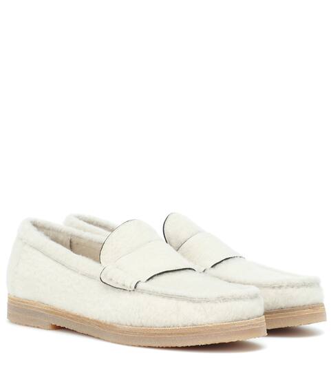 Stuart weitzman bromley shearling loafers clearance