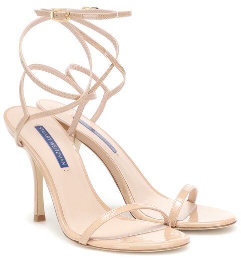 Merinda Patent Leather Sandals | Stuart Weitzman - Mytheresa