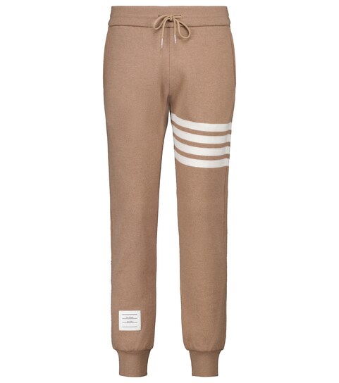 Thom Browne Cotton and cashmere-blend sweatpants