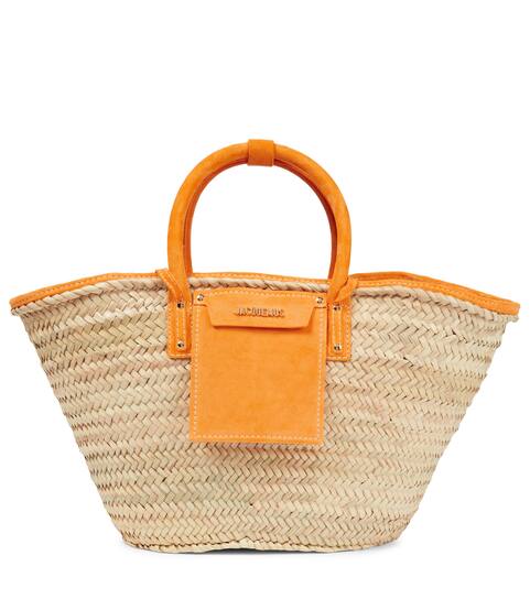 jacquemus le panier soleil straw tote