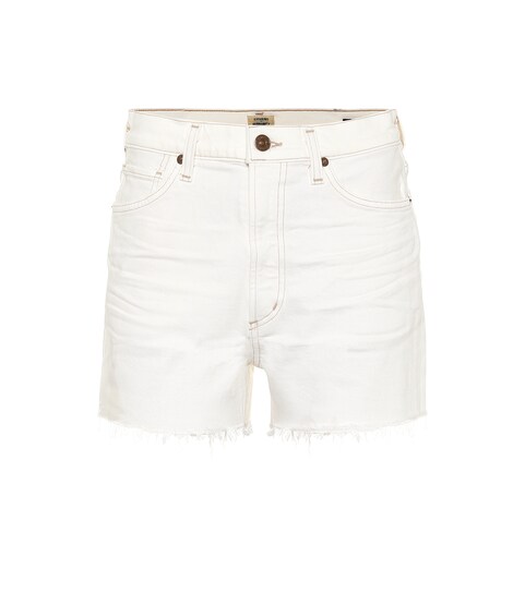 Kristen high-rise denim shorts 