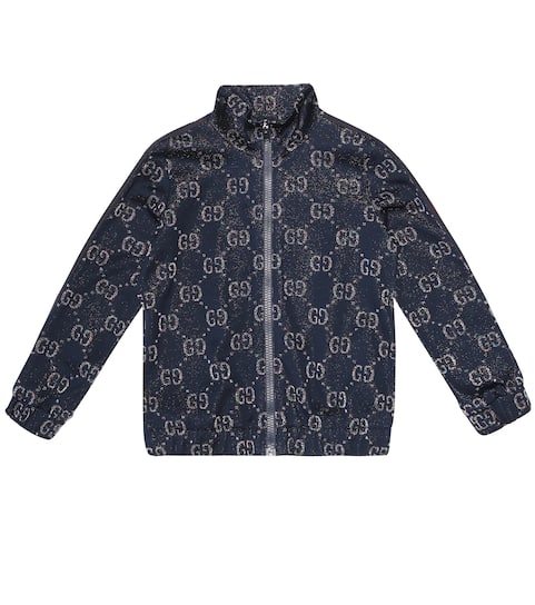 GG cotton blend track jacket GG cotton blend track jacket