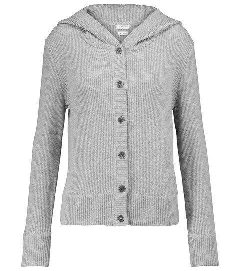 Thom Browne Hooded cashmere cardigan